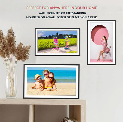 Хорошая цена. 15.6 дюймов 1920 * 1080 FHD Цифровая фотокартина IPS сенсорный экран Электронный фотоальбом онлайн