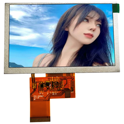 Хорошая цена. Разрешение интерфейса 800x480 дюйма промышленное TFT LCD 40pin RGB Chimei Innolux 5,0 онлайн